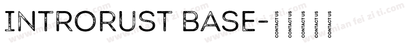 IntroRust Base字体转换